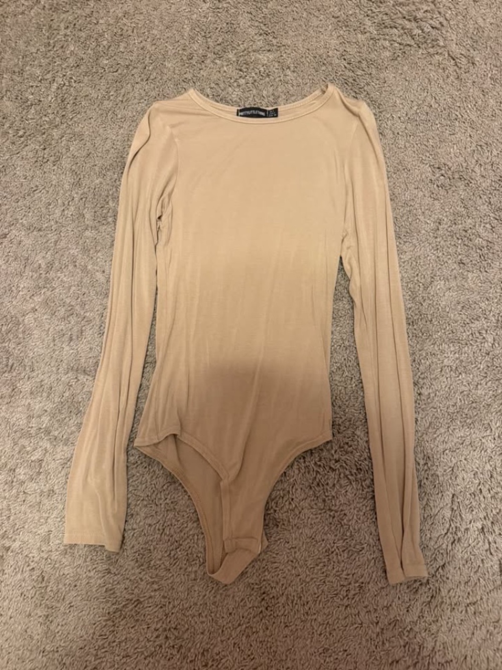 PrettyLittleThing long sleeved bodysuit size 2